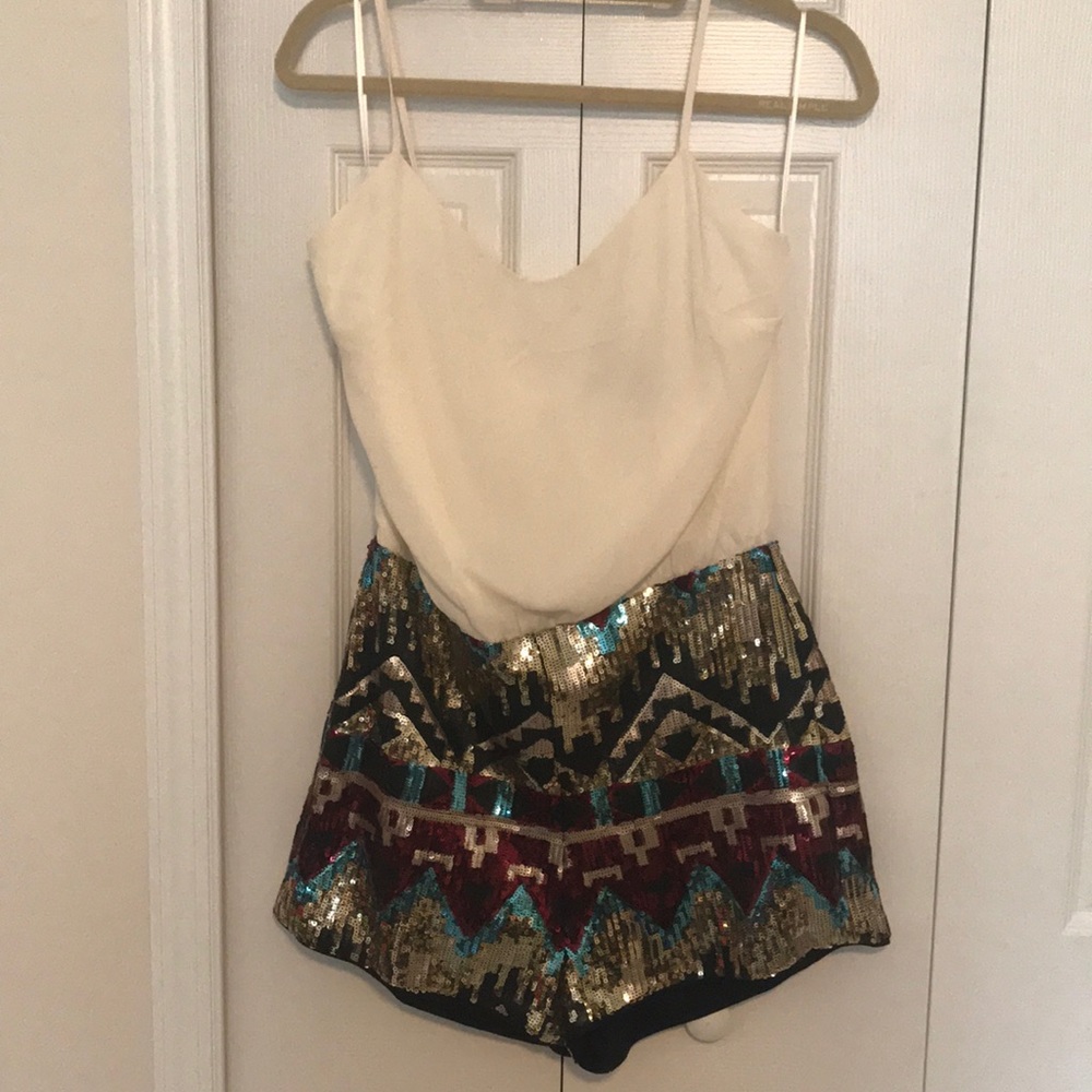Sequin romper